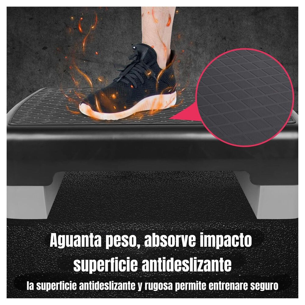 Step Aer&oacute;bico 2 Niveles Antideslizante Yep Sport image number 3.0