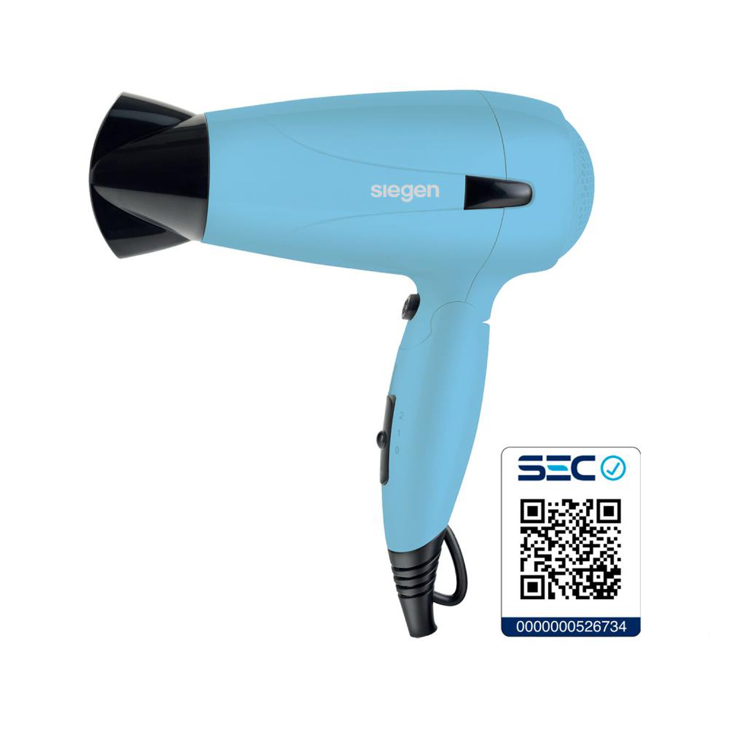 Secador De Pelo Siegen Let's Go Travel SG-3012C65 image number 8.0