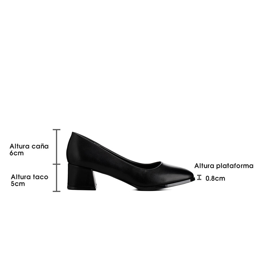 Zapatos Negro Formal Mujer Weide Gh105-1 image number 5.0
