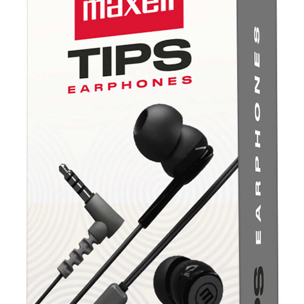 Audífonos Maxell In-tips Con Micrófono In Ear Negro image number 1.0