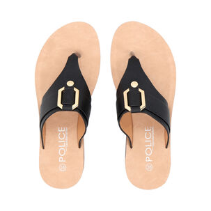 Sandalia Mujer Negro Sole Police