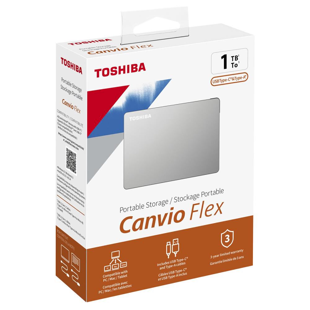 Disco Duro Portátil Toshiba Canvio Flex / 1 Tb + Cables image number 7.0