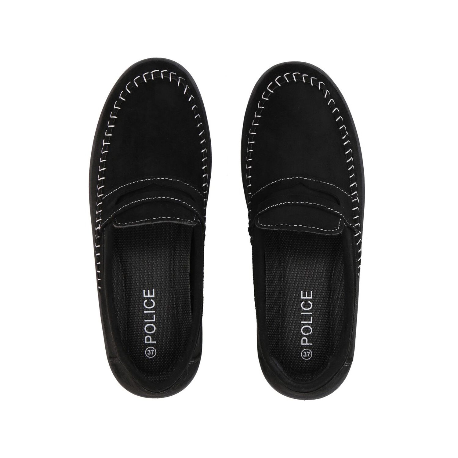Mocas&iacute;n Mujer Negro/gris Sole Police image number 1.0