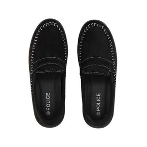 Mocas&iacute;n Mujer Negro/gris Sole Police