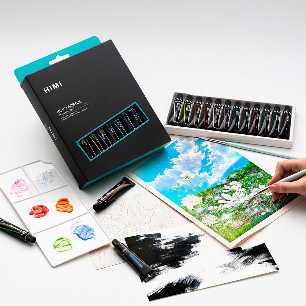 Set Himi De Tubo Acr&iacute;lico 12 Ml - 36 Colores image number 3.0