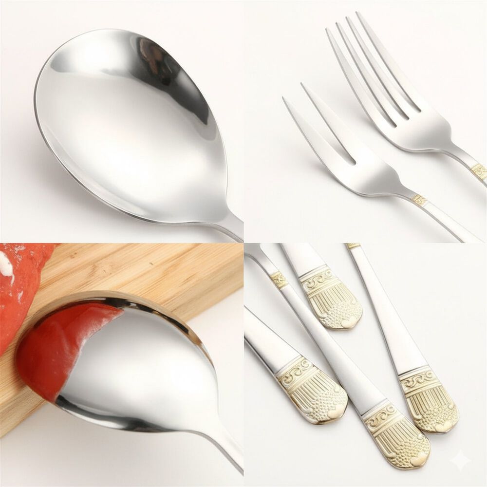 Juego De Cubiertos 72pcs Acero Inox Premium Vintage image number 3.0