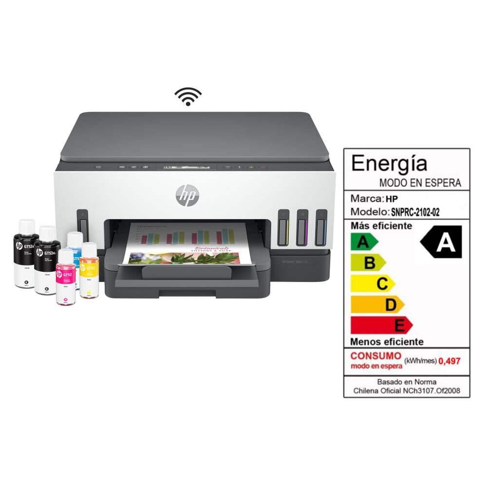 Impresora HP Smart Tank 720 image number 9.0