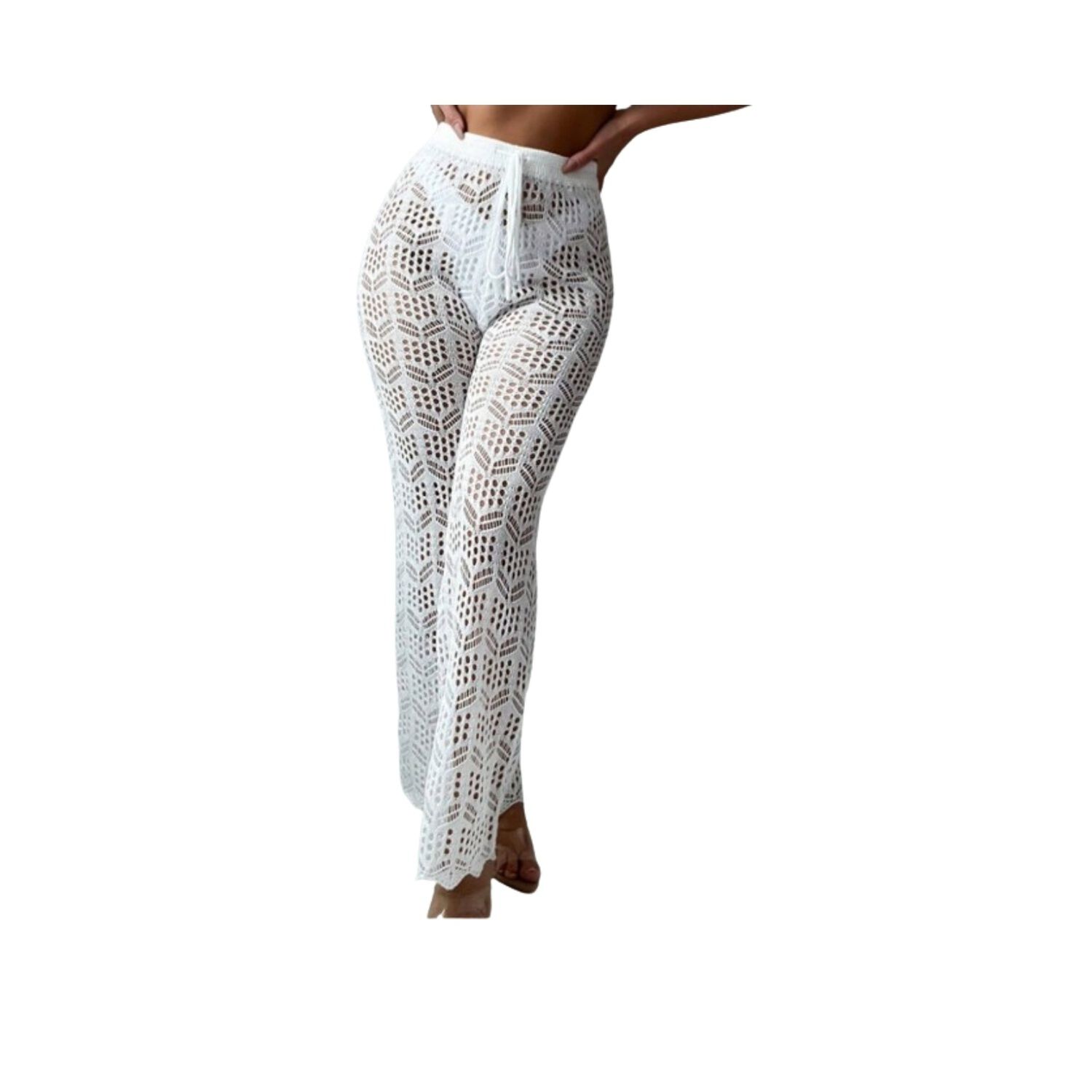 Pantalon Playero Tejido Cordon Delantero Pareo image number 2.0