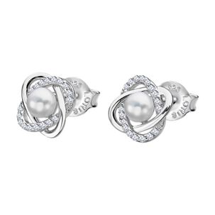 Aros Lp3094-4/1 Lotus Silver Mujer Pearls