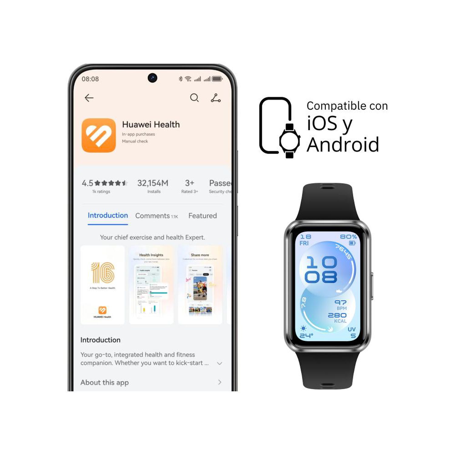 Smartband Huawei Band 11 / 1.62" image number 3.0