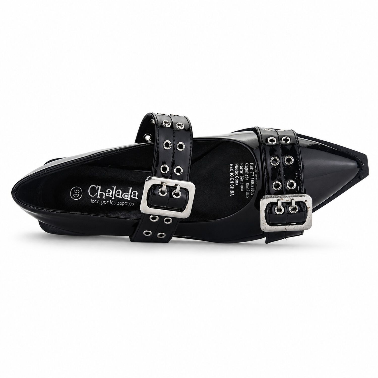 Ballerina Negro Mujer Casual Chalada Slik image number 4.0