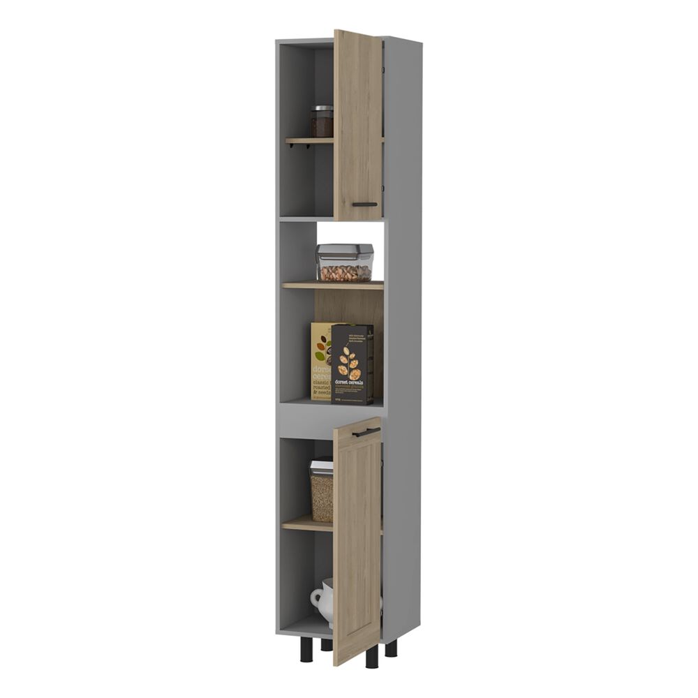 Mueble Despensa 2 Puertas Fm-004g Gris image number 1.0