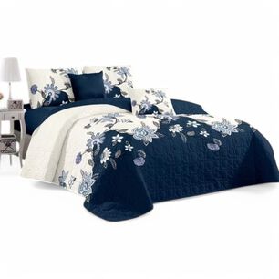 Cubrecama De Verano 1.5 Plazas Quilt + 1 Funda De Almohada Cobertor Delgado Qvr1-85