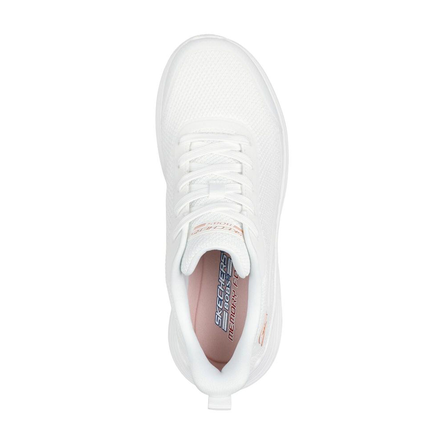 Zapatilla Urbana Mujer Skechers Bobs Squad Waves Blanco image number 4.0