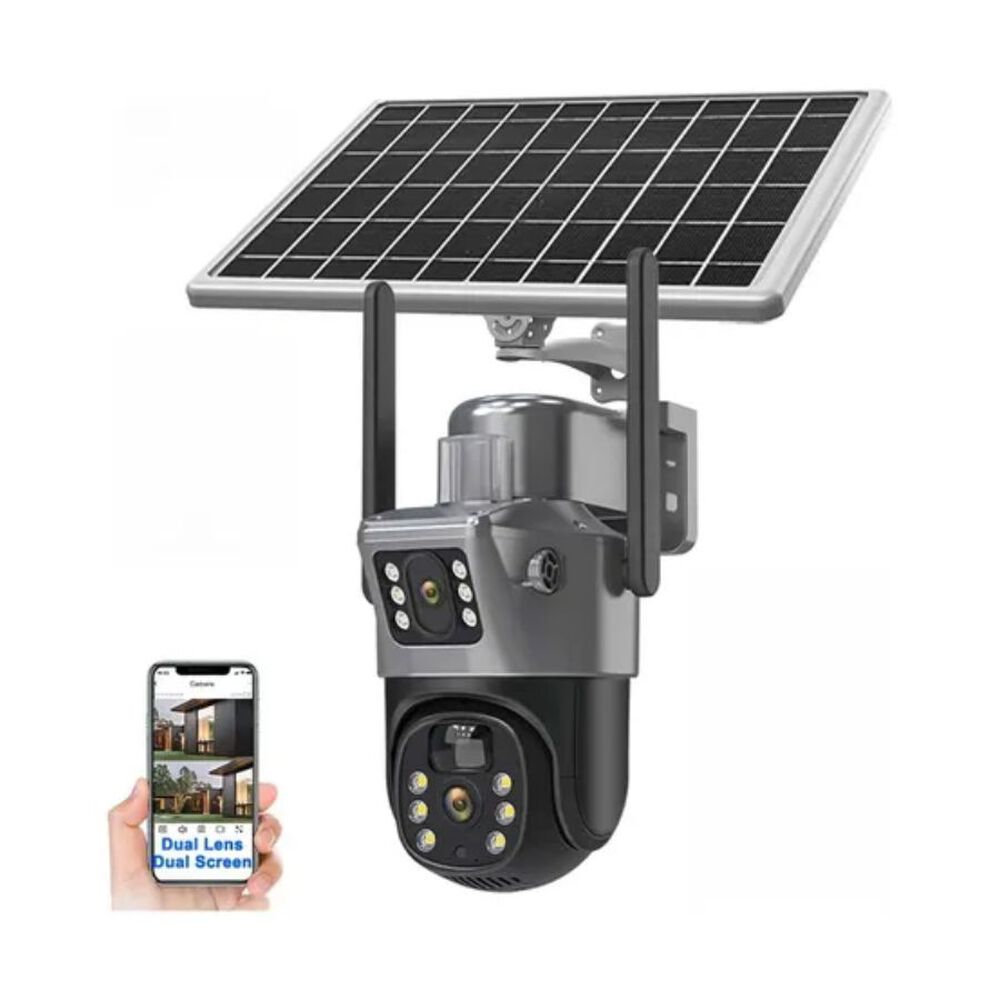 C&aacute;mara De Seguridad Inal&aacute;mbrica Solar Wifi 4k image number 0.0