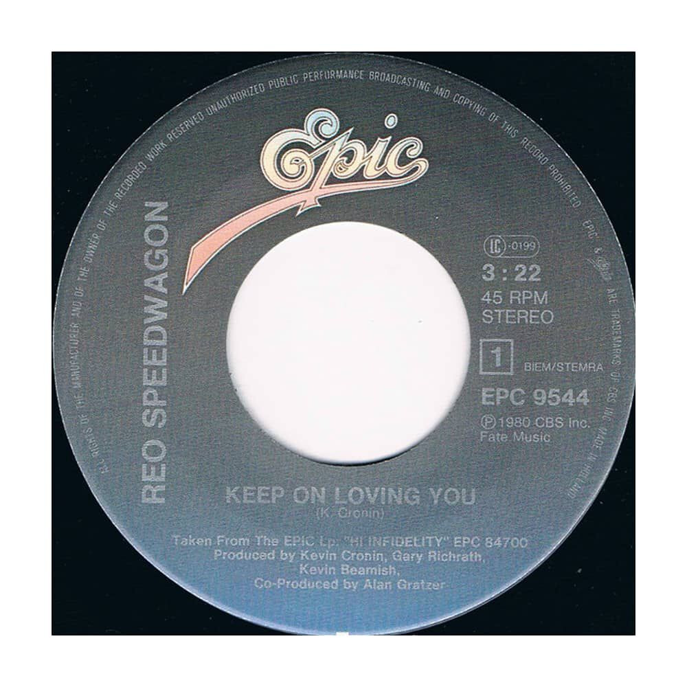 Reo Speedwagon - Keep On Loving You | 7'' Single Vinilo Usado image number 2.0