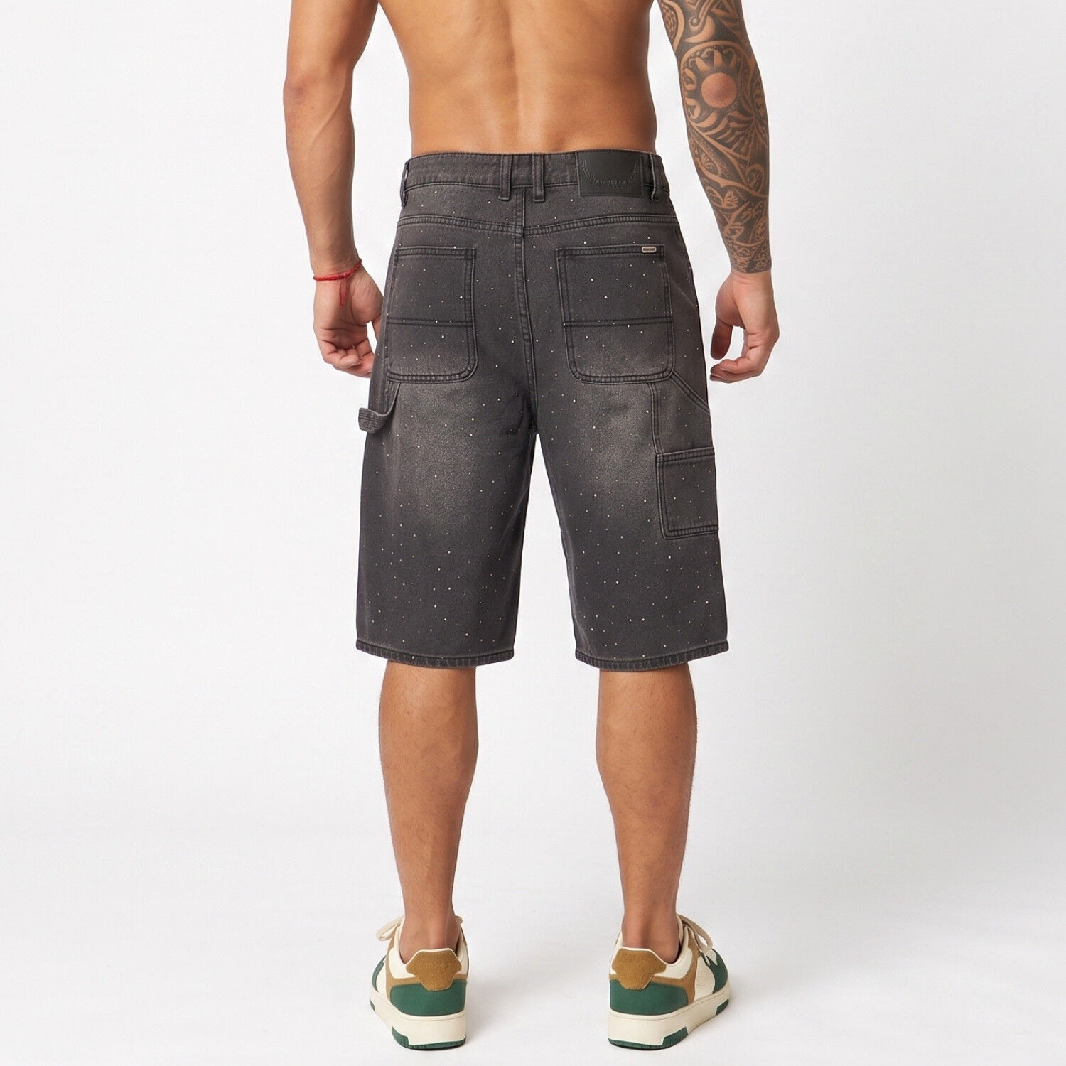 Short Bermuda Denim Brillos Relaxed Fit Hombre Diamond image number 2.0