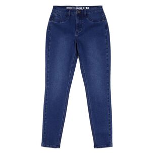 Jeans Tiro Alto Skinny Rolly Go