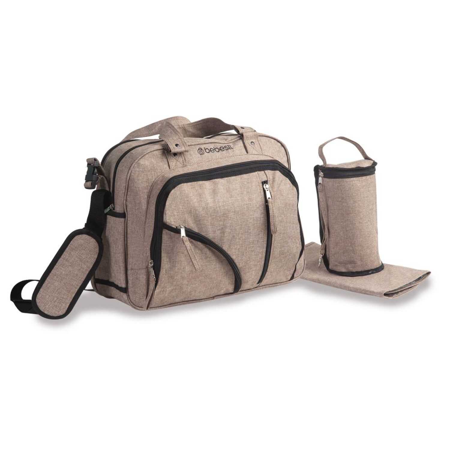 Bolso Maternal Bebesit Beige image number 3.0