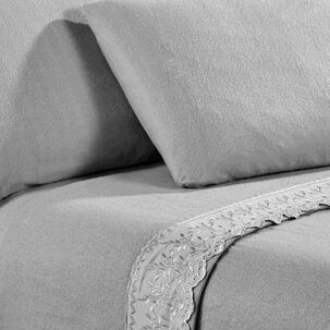 Sabana Andes Polar Broderie Gris 1.5 Plaza