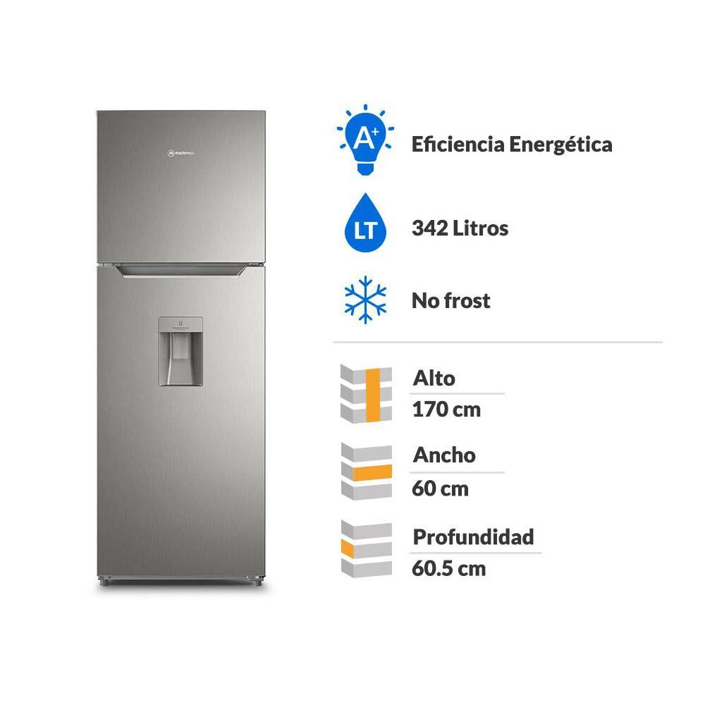 Refrigerador Top Freezer Mademsa Altus 1350W / No Frost / 342 Litros / A+ image number 1.0