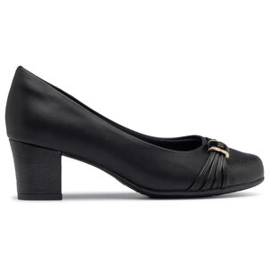 Zapato Mujer Negro/dorado Laura Piccadilly