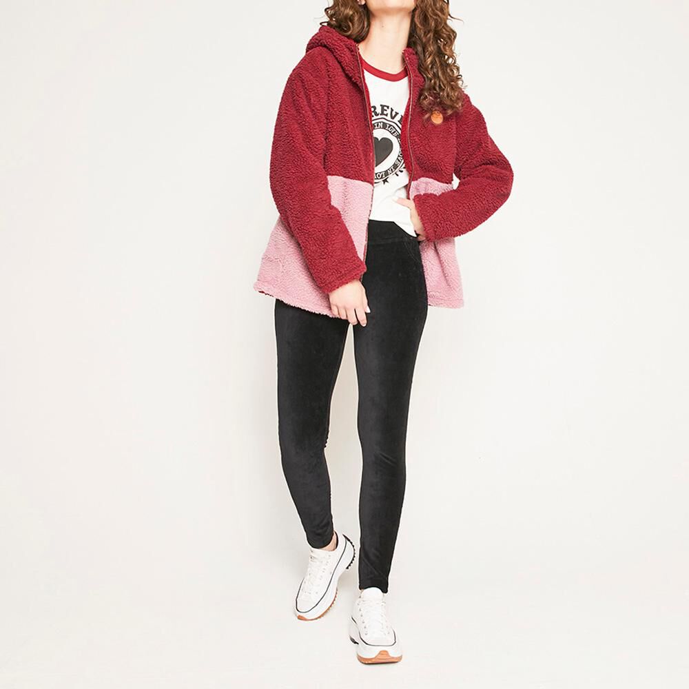 Chaqueta Reversible Sherpa Peludo Con Capucha Mujer Freedom image number 1.0