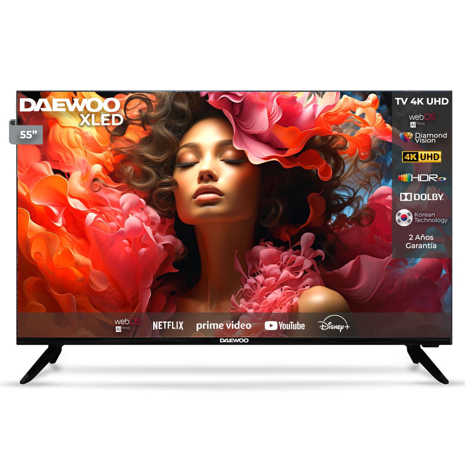 Smart Tv Daewoo Xled 55&Prime; 4k Uhd Webos Dolby Audio Con Magic Control | Da-ls55u1 image number 0.0