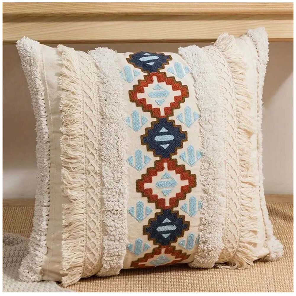 Pack De 02 Fundas De Cojin Dise&ntilde;o Boho 45x45 Cm M11 image number 1.0