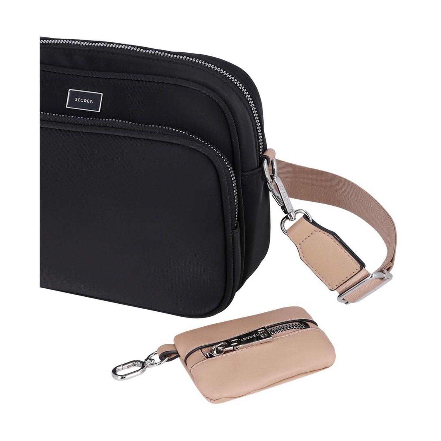 Bandolera Secret Orlando St6 S Negro image number 5.0