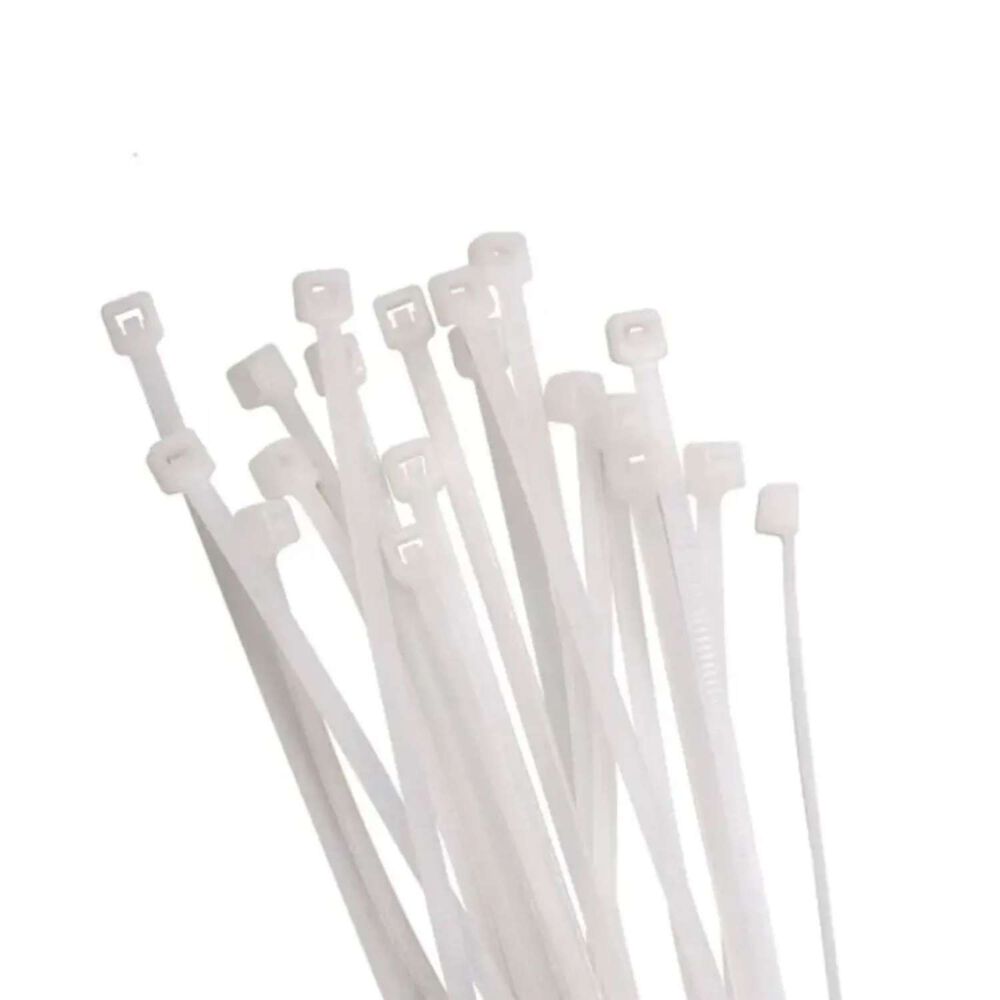Amarras Plásticas Blancas 100un 5x500mm - Generico image number 0.0