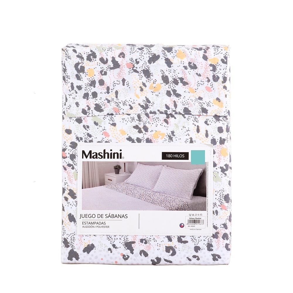Sabana 180 Hilos Estampadas Mashini 2 P Oasis image number 5.0