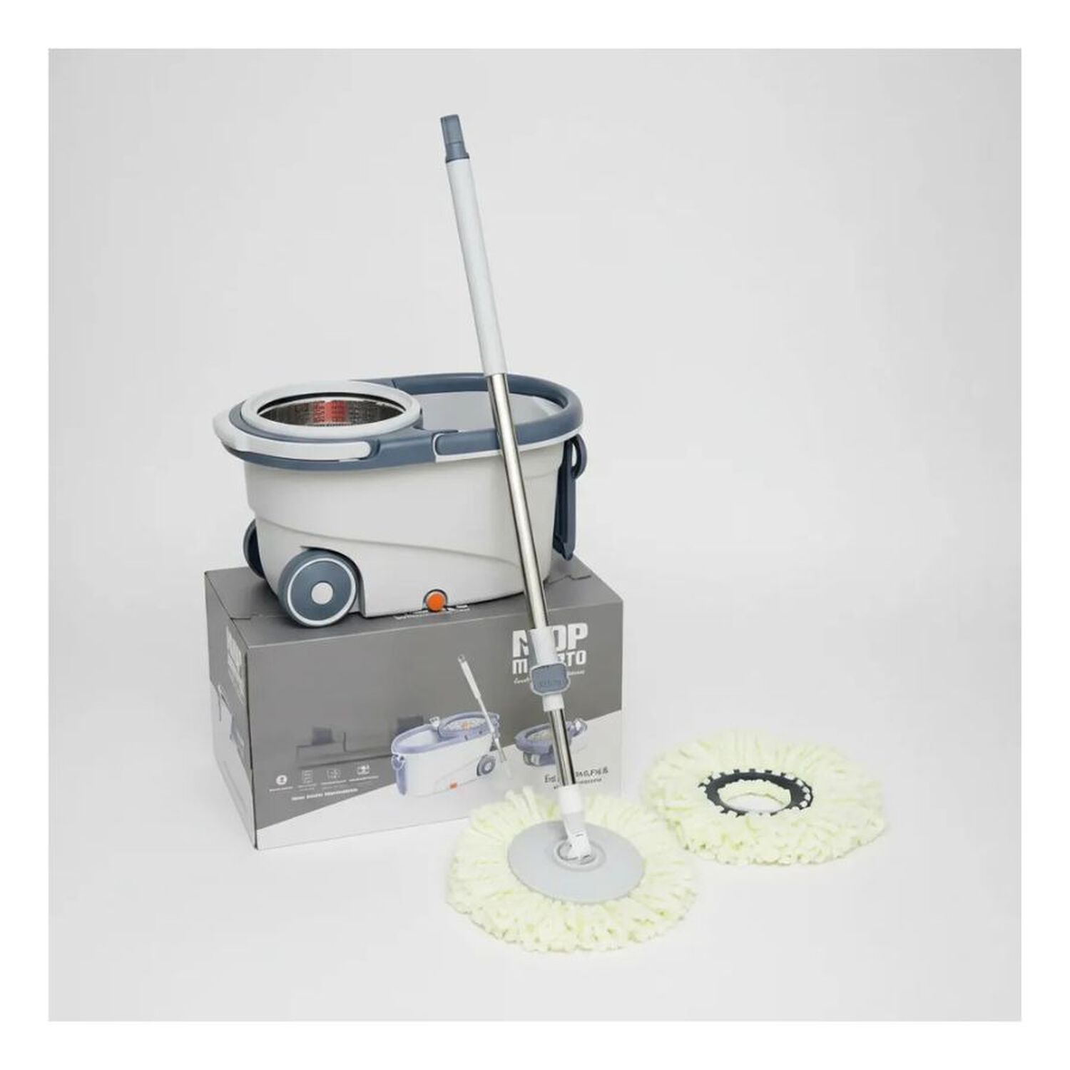 Mopa Giratoria 360 Con Balde Centrifugador Ruedas Maestro image number 1.0