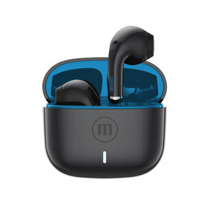 Aud&iacute;fonos Bluetooth Inal&aacute;mbricos Maxell Elio 12 Horas Negro/azul