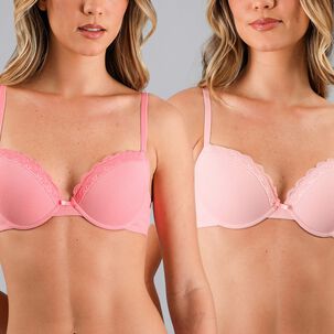 Pack 2x Sosten Perfect Balconet Flores Mujer 25494-248