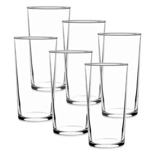Set 6 Vasos Altos Montecarlo 340ml Allegra Transparente