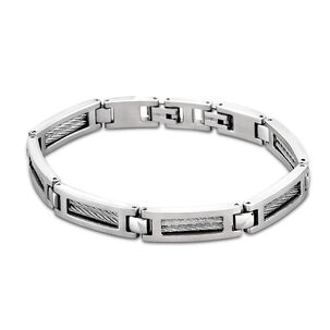 Pulsera Ls1507-2/1 Lotus Style Hombre Men In Black