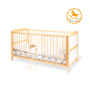 Cuna De Madera Florian 70x140+colchon