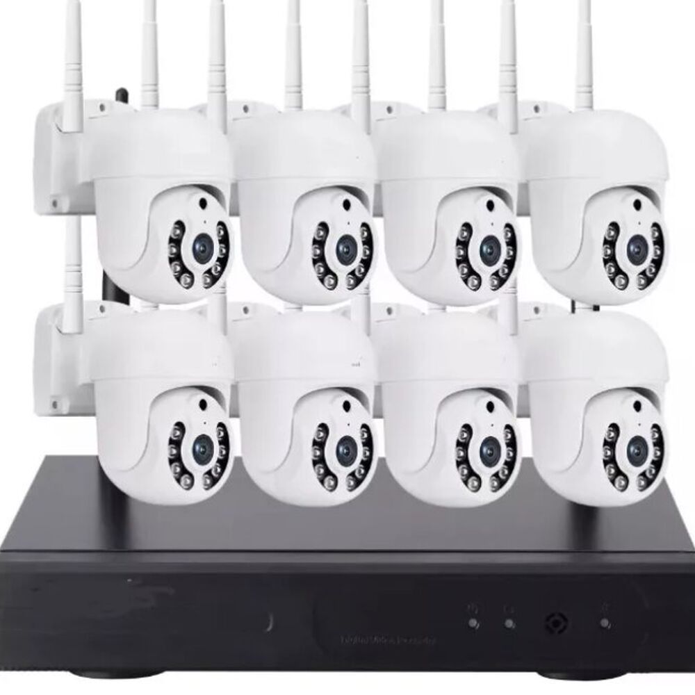 Kit 8 C&aacute;maras Profesional Ip Audio 355 Colorvu Con Disco Duro 1 Terabyte image number 1.0