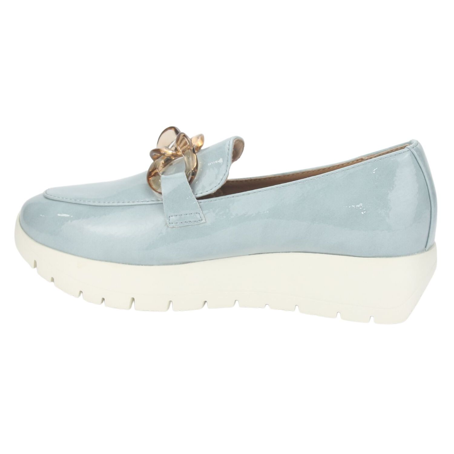 Mocasin Chalada Mujer Wonder-1 Azul Casual image number 1.0