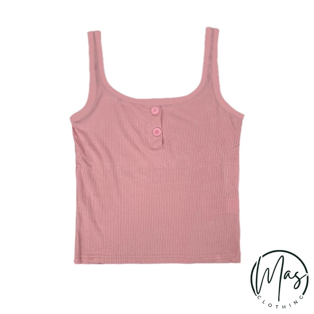 Pack 3 Poleras Mujer Sin Mangas Con Botones Algodón Colores Surtidos image number 1.0