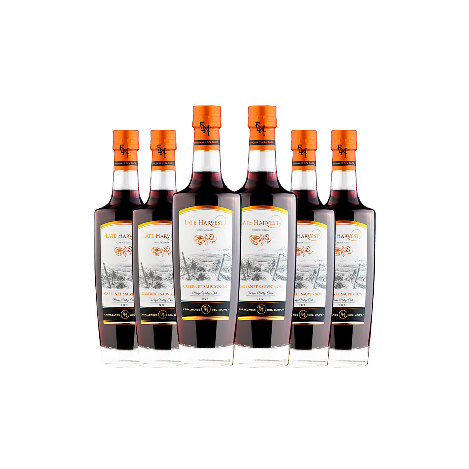 Caja X 6 Vinos Late Harvest Cabernet Sauvignon image number 0.0