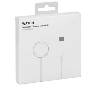 Cargador Magn&eacute;tico Compatible Reloj Apple Watch Usb Tipo C 1m Blanco