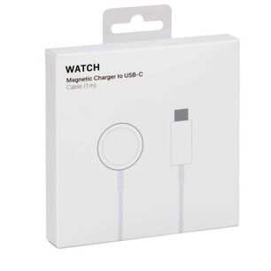 Cargador Magn&eacute;tico Compatible Reloj Apple Watch Usb Tipo C 1m Blanco