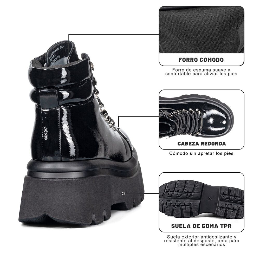 Botin Mujer Luc&iacute;a Negro Weide image number 8.0