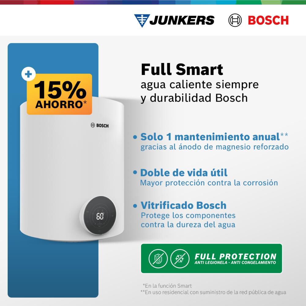 Termo El&eacute;ctrico Bosch Tronic 4000 T / 35 Litros image number 2.0