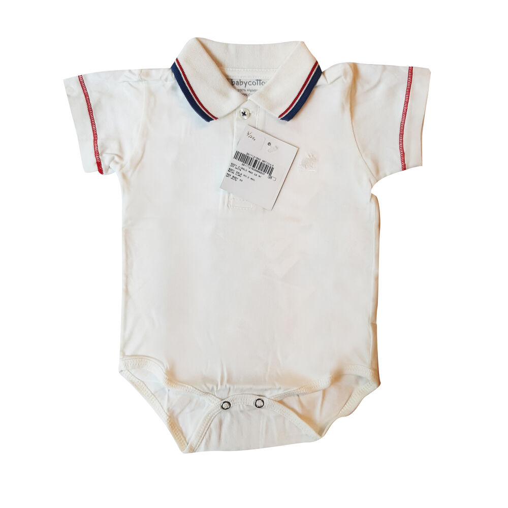 Body Babycottons C/polo Max Sq Mc Beige Claro image number 0.0