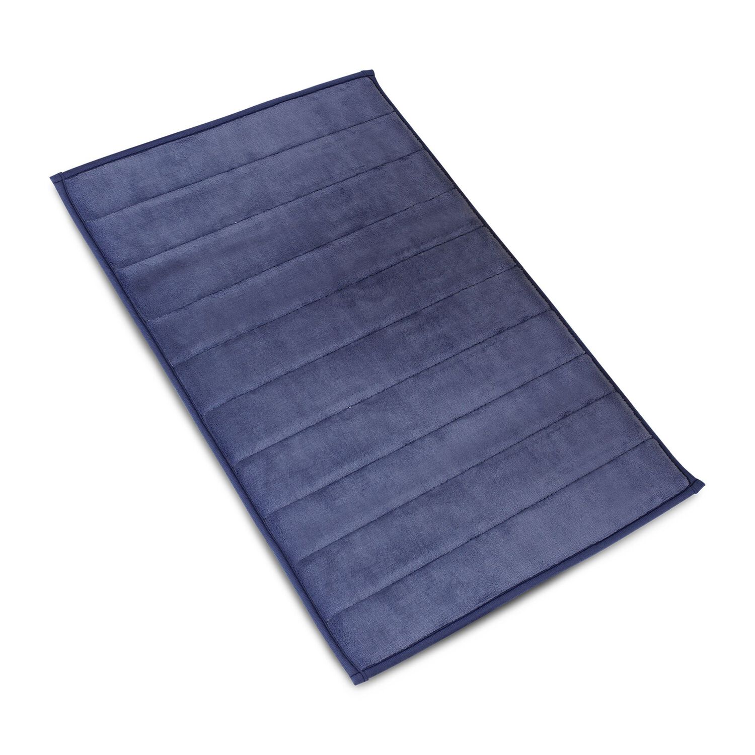 Alfombra De Ba&ntilde;o Nautica Home 50x80cm Coralina Ultra Suave Azul image number 4.0