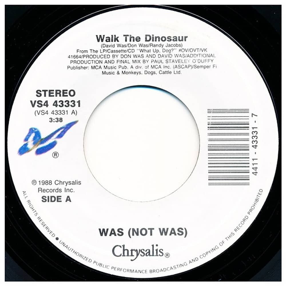 Was (not Was) - Walk The Dinossaur | 7" Single Vinilo Usado image number 0.0
