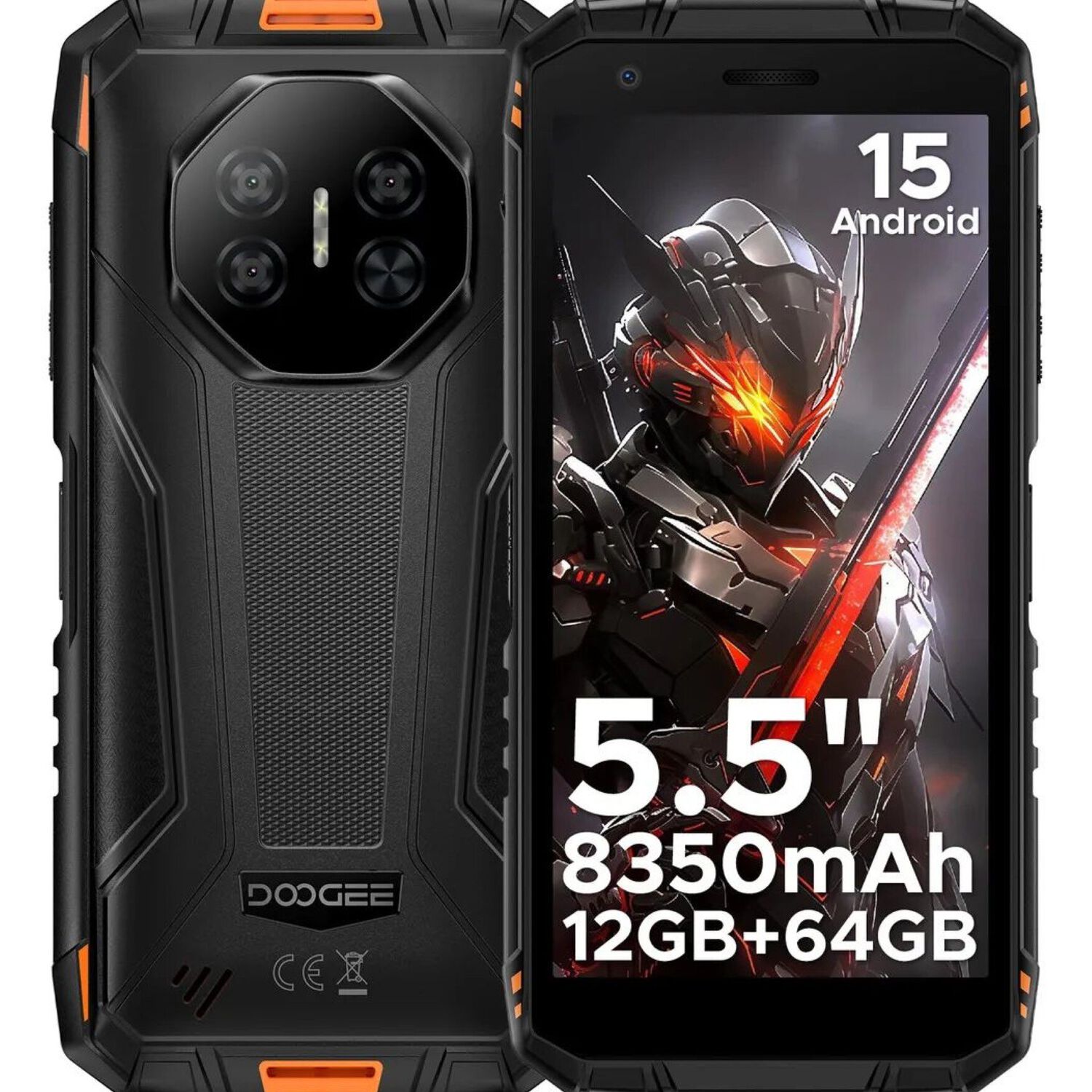 Doogee Fire 3 Rugerizado 5.5" Android 15 8.350mah Compacto image number 0.0
